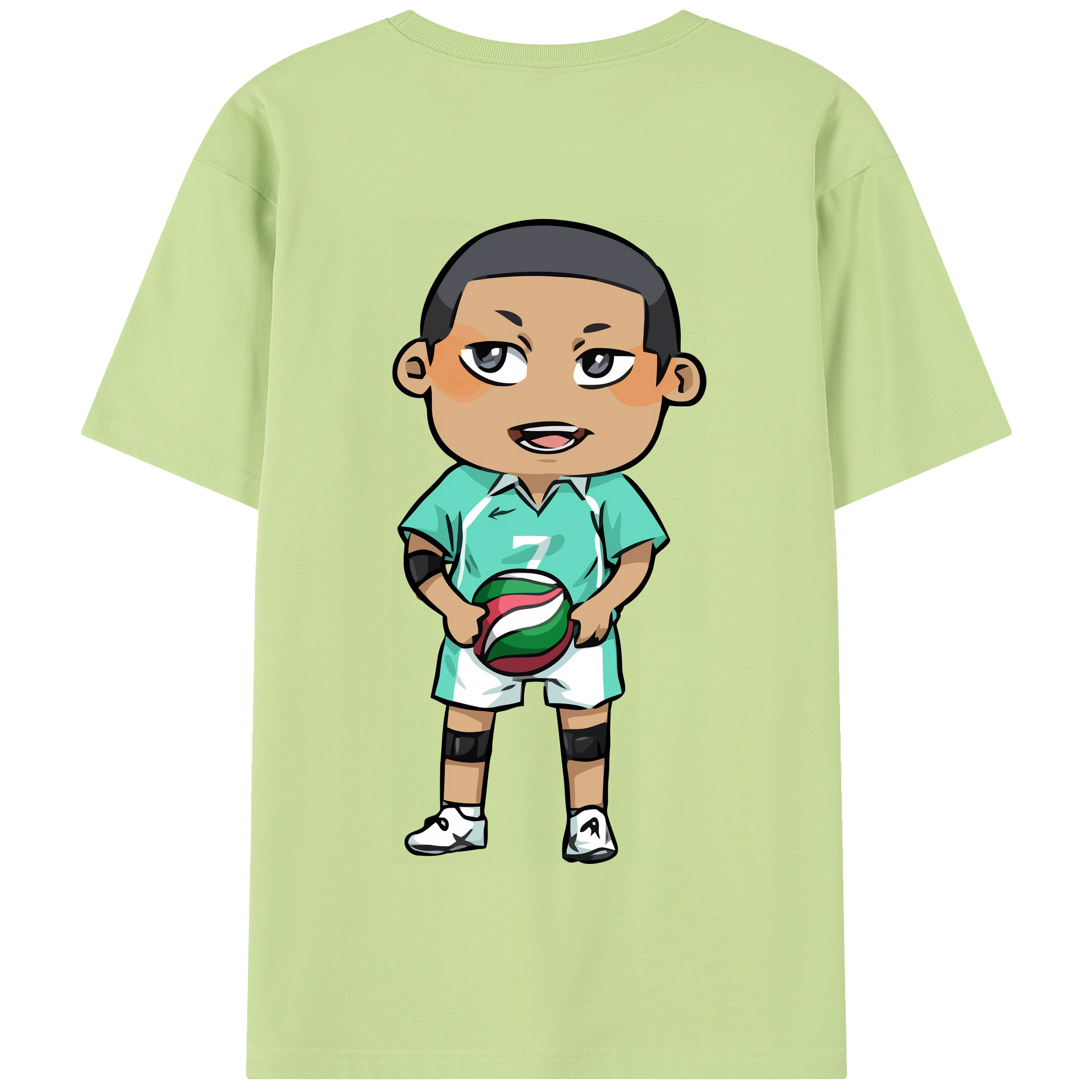 （画像用） ハイキュー!! Haikyu!! 綿100％半袖Tシャツ（背面プリント）